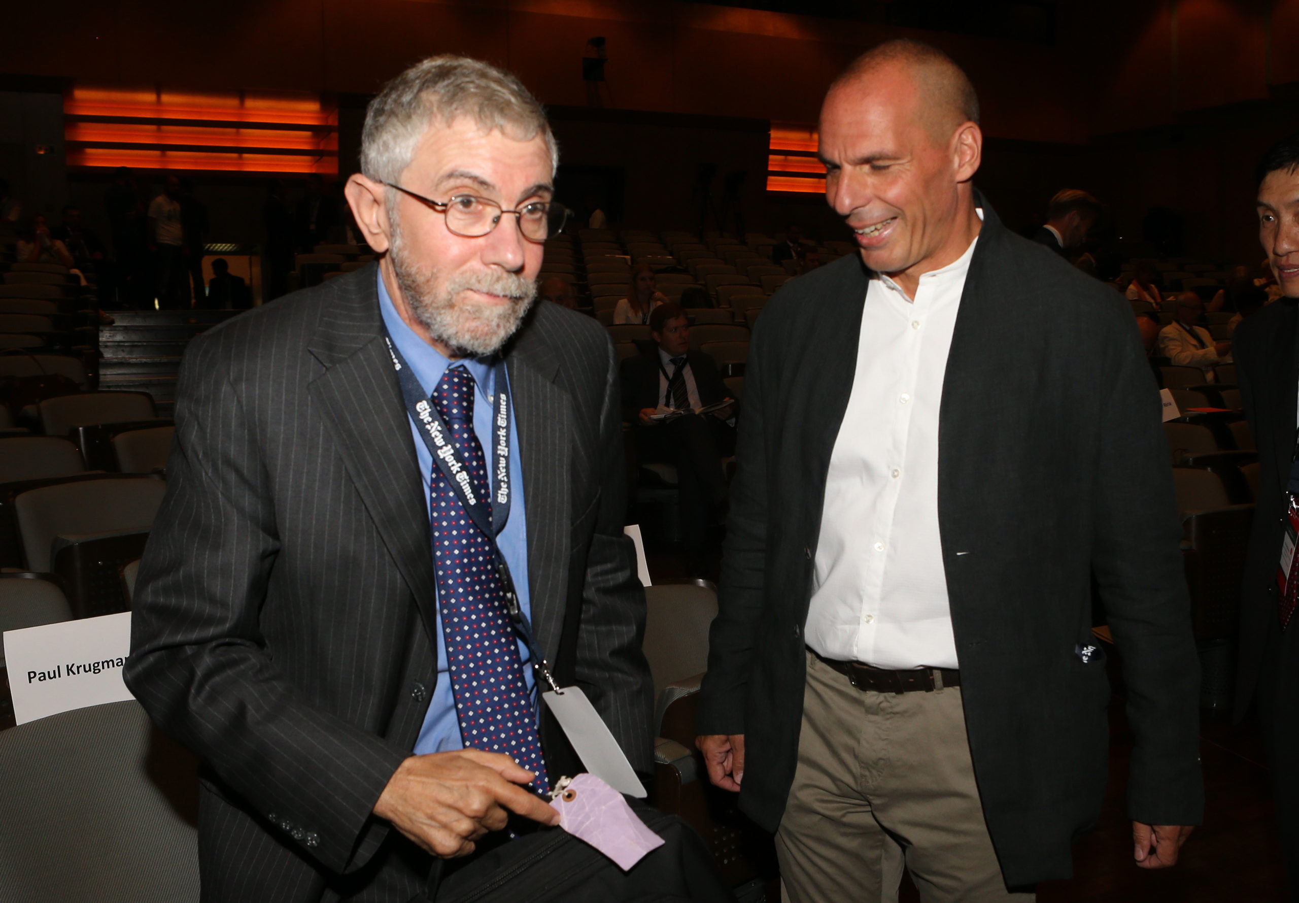 Τετ α τετ Βαρουφάκη – Κρούγκμαν – ΦΩΤΟ