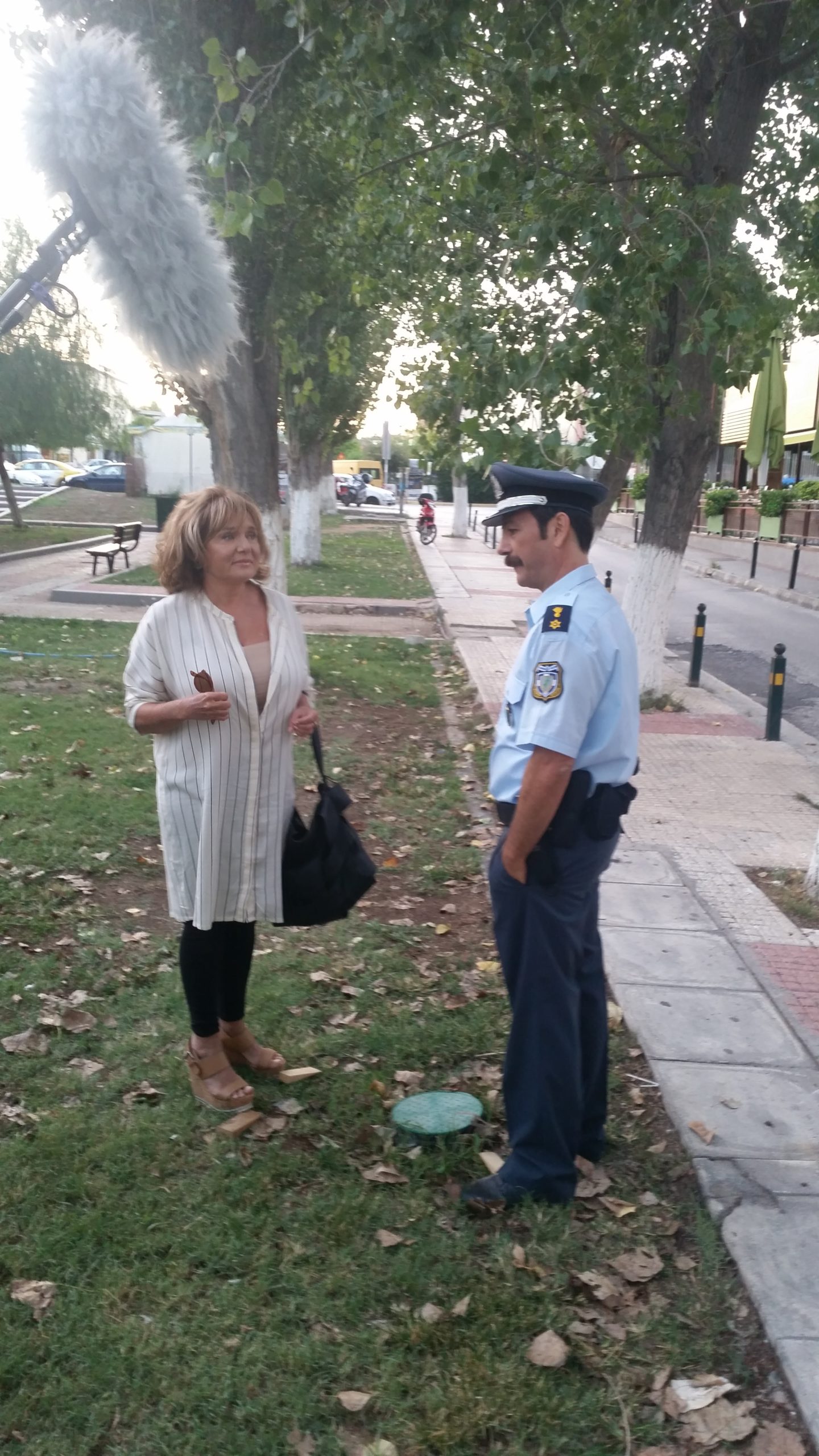 Καβογιάννη-Λογοθέτης στο πρώτο γύρισμα της «Συμπεθέρας»!