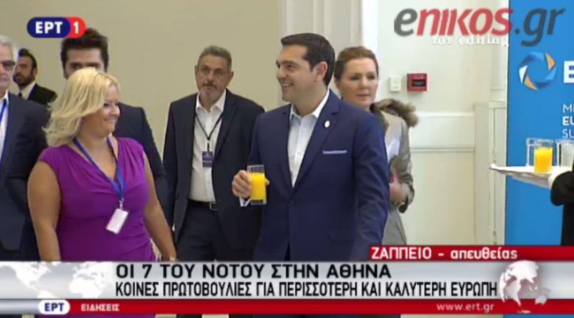 Η δίψα του Πρωθυπουργού στο Ζάππειο Μέγαρο – ΒΙΝΤΕΟ