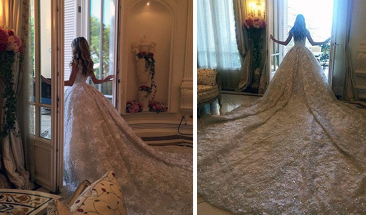 Νυφικό από «χρυσάφι» για κόρη Τσετσένου μεγιστάνα -Δεν φαντάζεστε πόσο κόστισε