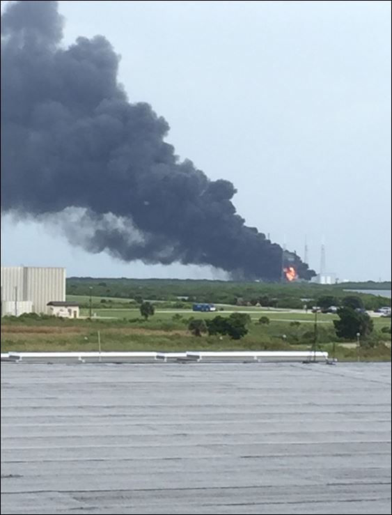 Νέο βίντεο από την έκρηξη πυραύλου στο Ακρωτήριο Κανάβεραλ της Φλόριντα