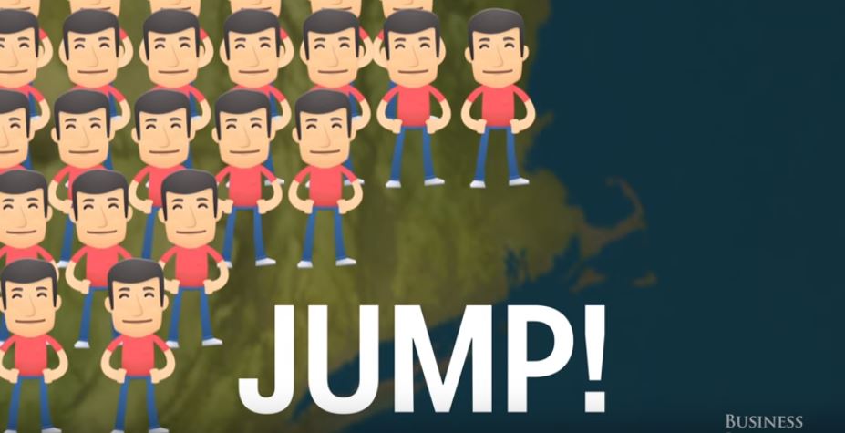 Τι θα συμβεί αν όλοι μας κάνουμε ταυτόχρονα επιτόπιο άλμα – ΒΙΝΤΕΟ