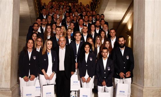 Η Βουλή τίμησε την Ολυμπιακή Ομάδα – ΦΩΤΟ – ΒΙΝΤΕΟ