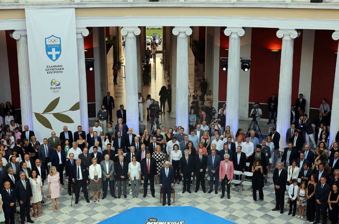 Παρουσία Παυλόπουλου η εκδήλωση για τα μέλη της ελληνικής ομάδας στο Ρίο – ΦΩΤΟ