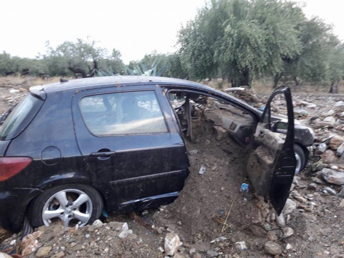 Αποκλεισμένα τρία χωριά στον δήμο Ευρώτα