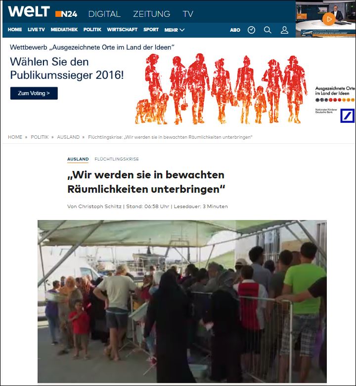 Ξυδάκης στη Welt: Η Ελλάδα έχει φτάσει στα όρια των αντοχών της