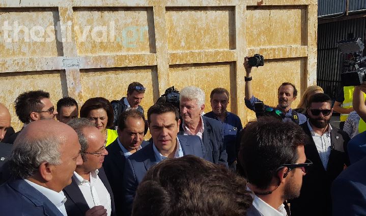 Ο Τσίπρας στο εργοτάξιο του μετρό στη Θεσσαλονίκη – ΒΙΝΤΕΟ