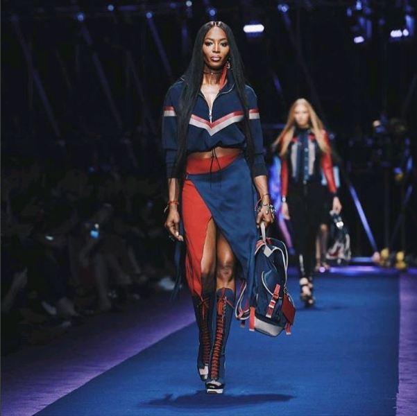 Έκλεψε τις εντυπώσεις η Ναόμι Κάμπελ στο Μιλάνο