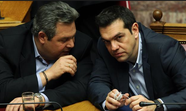 Η χειρονομία που δείχνει τη σχέση του Τσίπρα με τον Καμμένο – ΦΩΤΟ