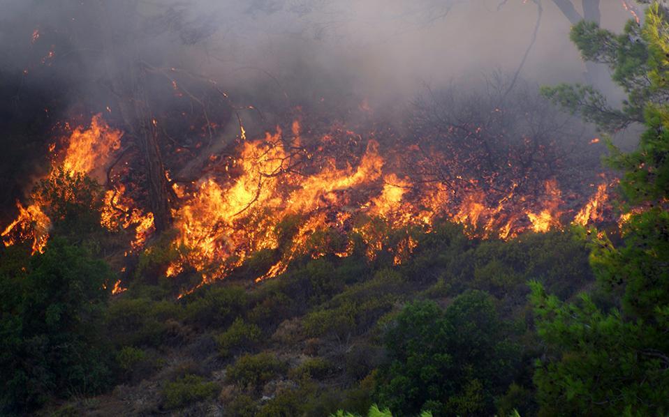 Συνεχίζεται η μάχη με τις φλόγες στα Φαλάσαρνα Κισάμου