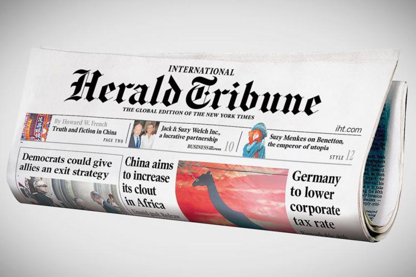 Η Herald Tribune εγκαταλείπει το Παρίσι