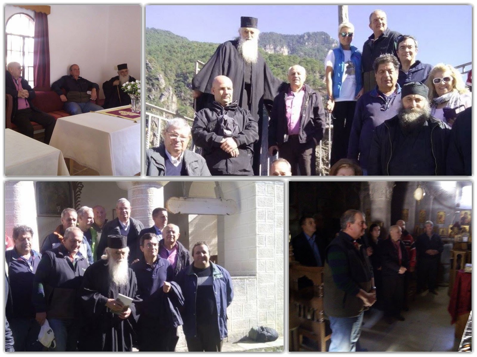 Η επίσκεψη του Κώστα Καραμανλή στη Μονή Στομίου – ΦΩΤΟ