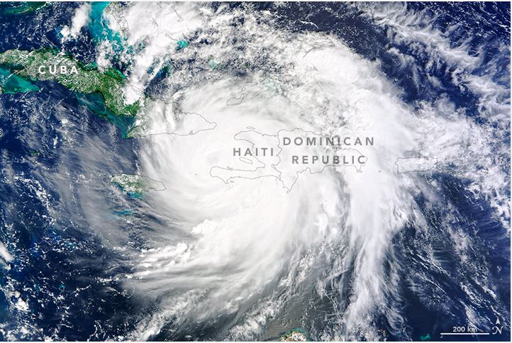 Ο τυφώνας Μάθιου από το διάστημα – ΦΩΤΟ – ΒΙΝΤΕΟ