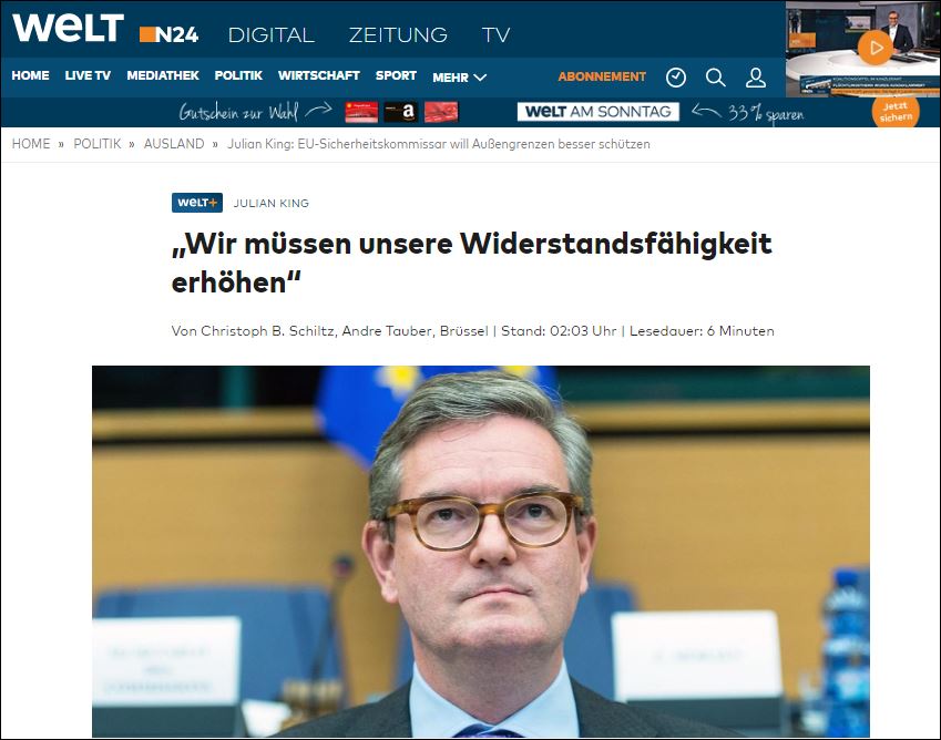 “Κίνδυνος εισροής τζιχαντιστών στην Ευρώπη αν πέσει η Μοσούλη”