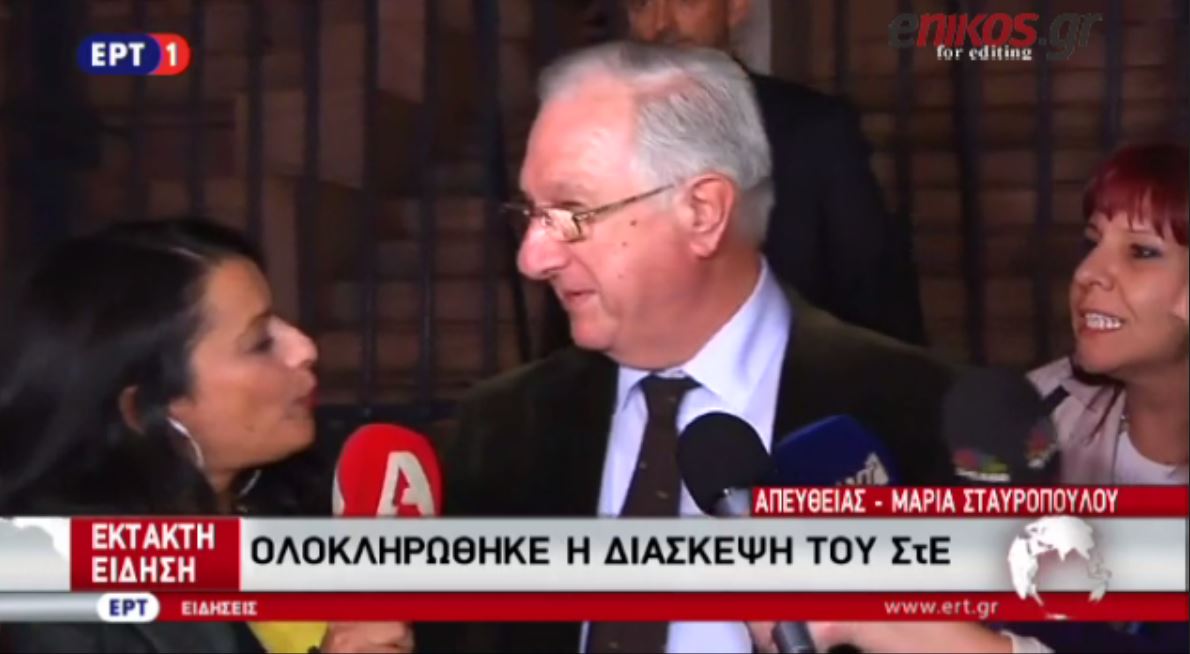 Ο πρόεδρος του ΣτΕ μπροστά στις κάμερες – ΒΙΝΤΕΟ