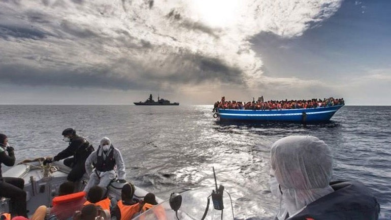 Ιταλία – Διάσωση 2.400 μεταναστών σε 20 επιχειρήσεις της ακτοφυλακής