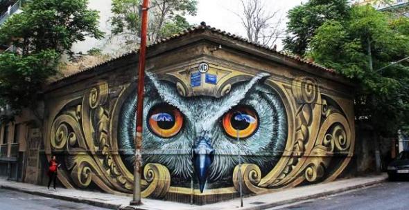 Ποιος είναι ο δημιουργός του εντυπωσιακού γκράφιτι στο Μεταξουργείο