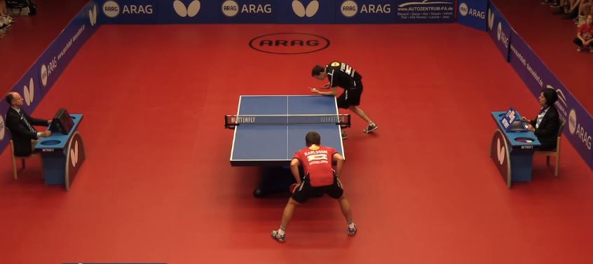 Εντυπωσιακά σερί σε αγώνα πινγκ πονγκ – ΒΙΝΤΕΟ