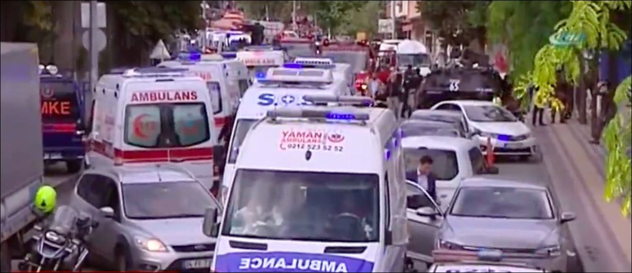 Το ΒΙΝΤΕΟ από το σημείο της έκρηξης στην Κωνσταντινούπολη