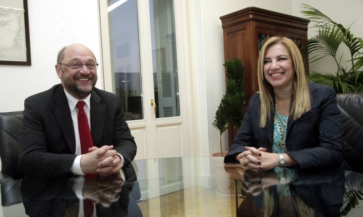 Η Γεννηματά στον Σουλτς: Το μνημόνιο των ΣΥΡΙΖΑ-ΑΝΕΛ δεν βγαίνει