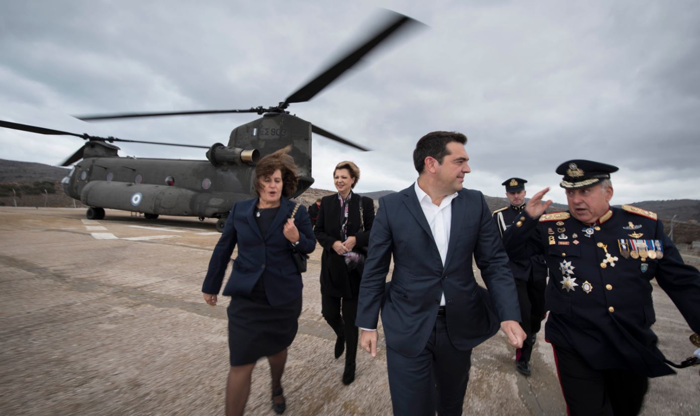 Η επίσκεψη του Αλέξη Τσίπρα στον Αη Στράτη – ΦΩΤΟ