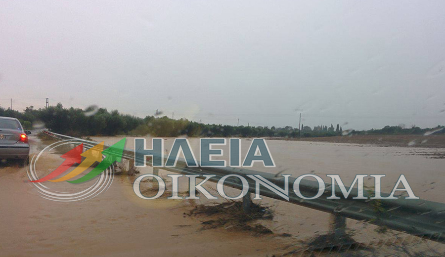 Δεκάδες περιοχές πλημμύρισαν στην Ηλεία – ΦΩΤΟ