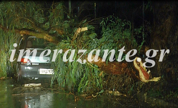 Τεράστιες καταστροφές από ανεμοστρόβιλο στη Ζάκυνθο – ΦΩΤΟ