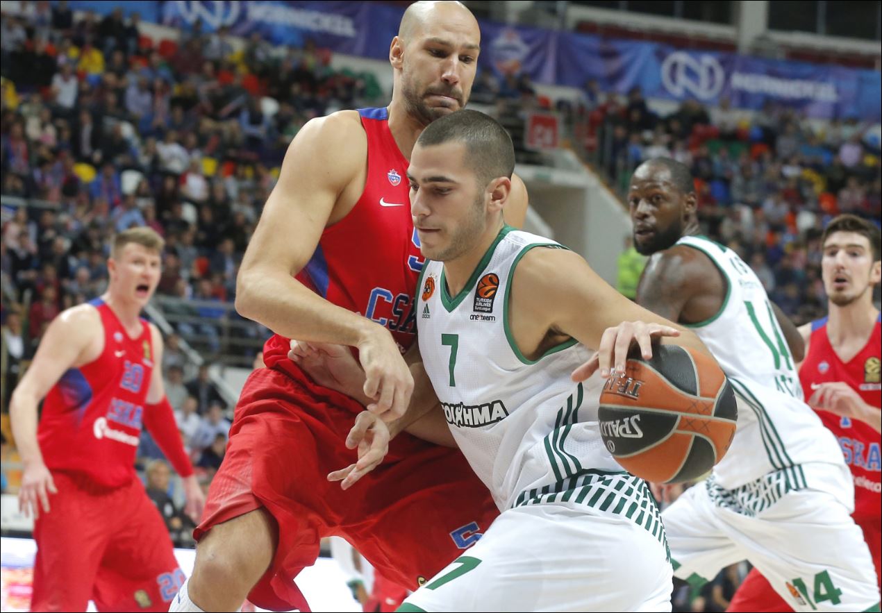 ΤΣΣΚΑ Μόσχας – Παναθηναϊκός 81-77 (ΤΕΛΙΚΟ)