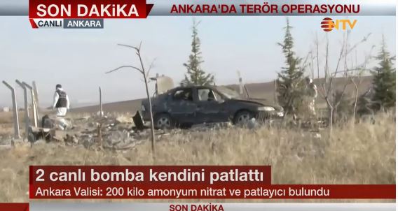 Άγκυρα: Δύο βομβιστές αυτοκτονίας ανατινάχθηκαν