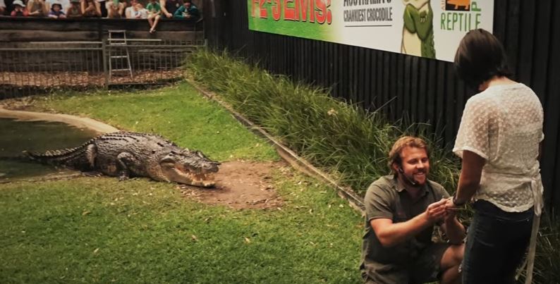 Η πιο επικίνδυνη πρόταση γάμου που έγινε ποτέ – ΒΙΝΤΕΟ – ΦΩΤΟ