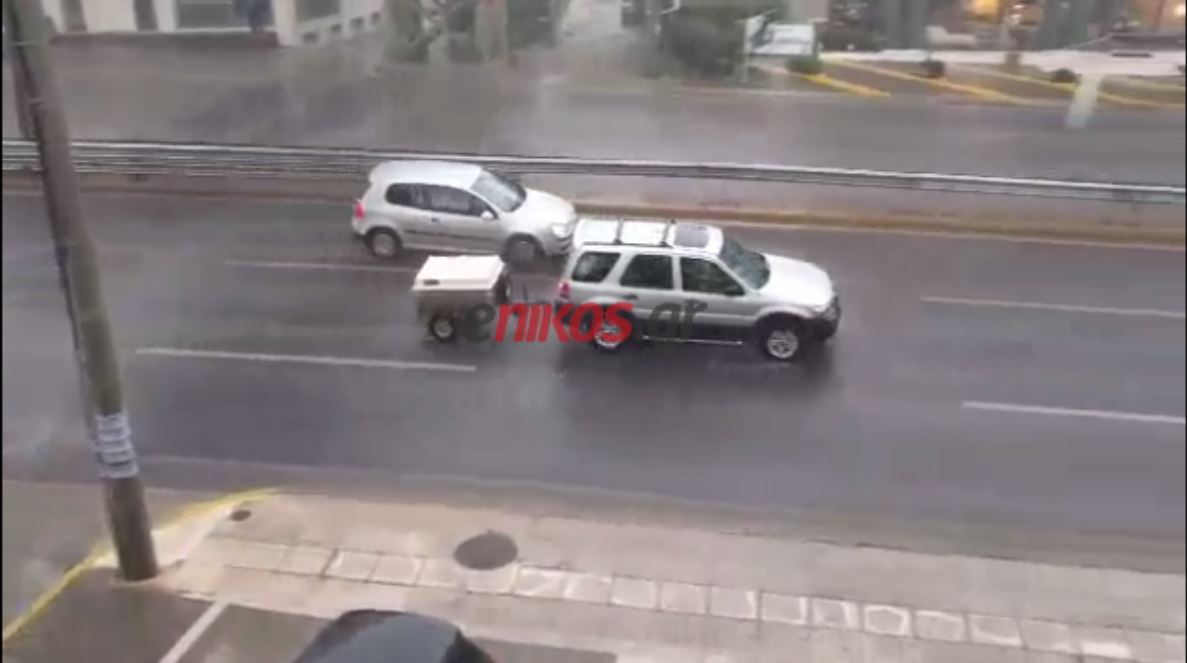 Έντονη βροχόπτωση στο Μαρούσι – ΒΙΝΤΕΟ
