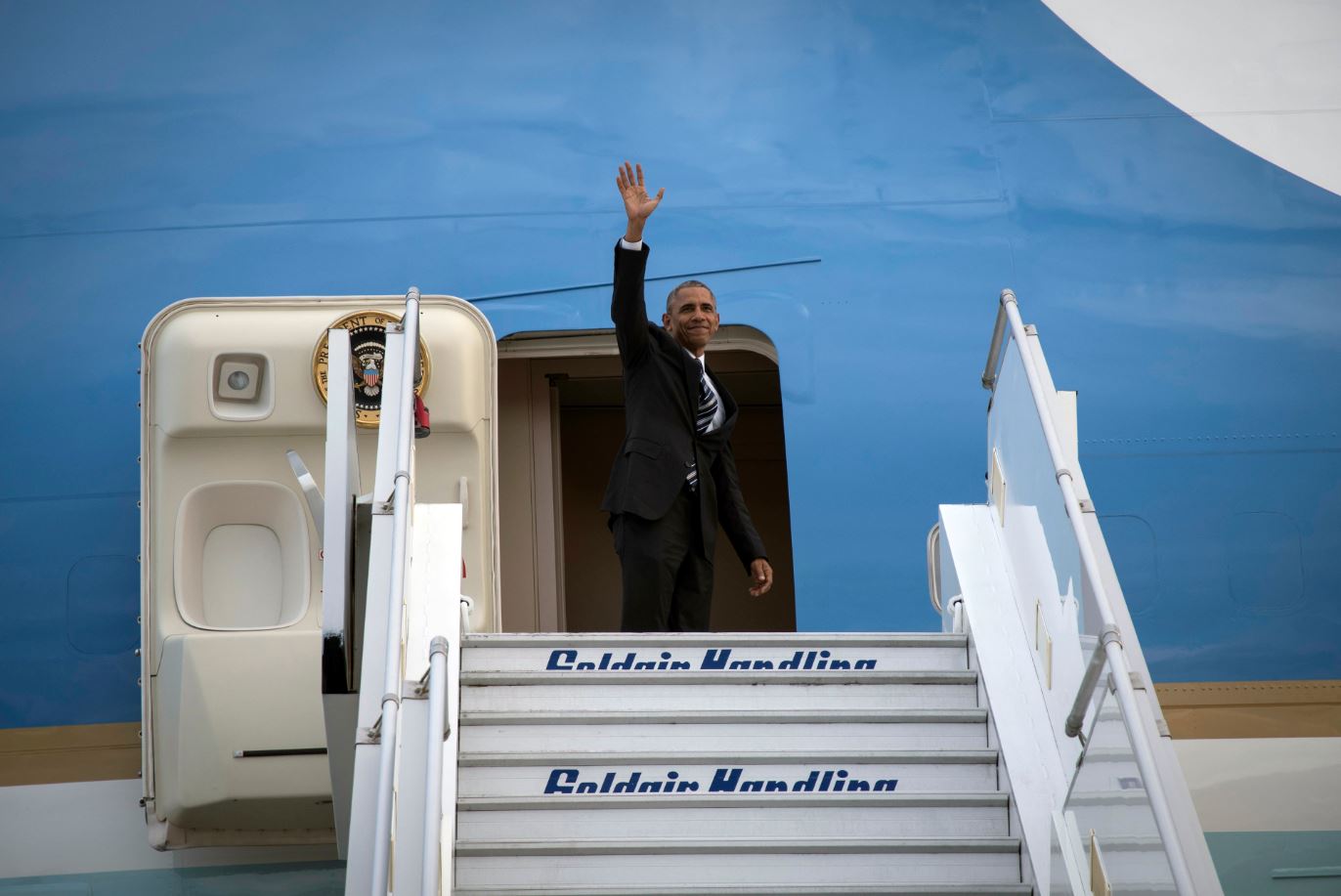 Η γλυκιά έκπληξη που περίμενε τον Ομπάμα στο Air Force One