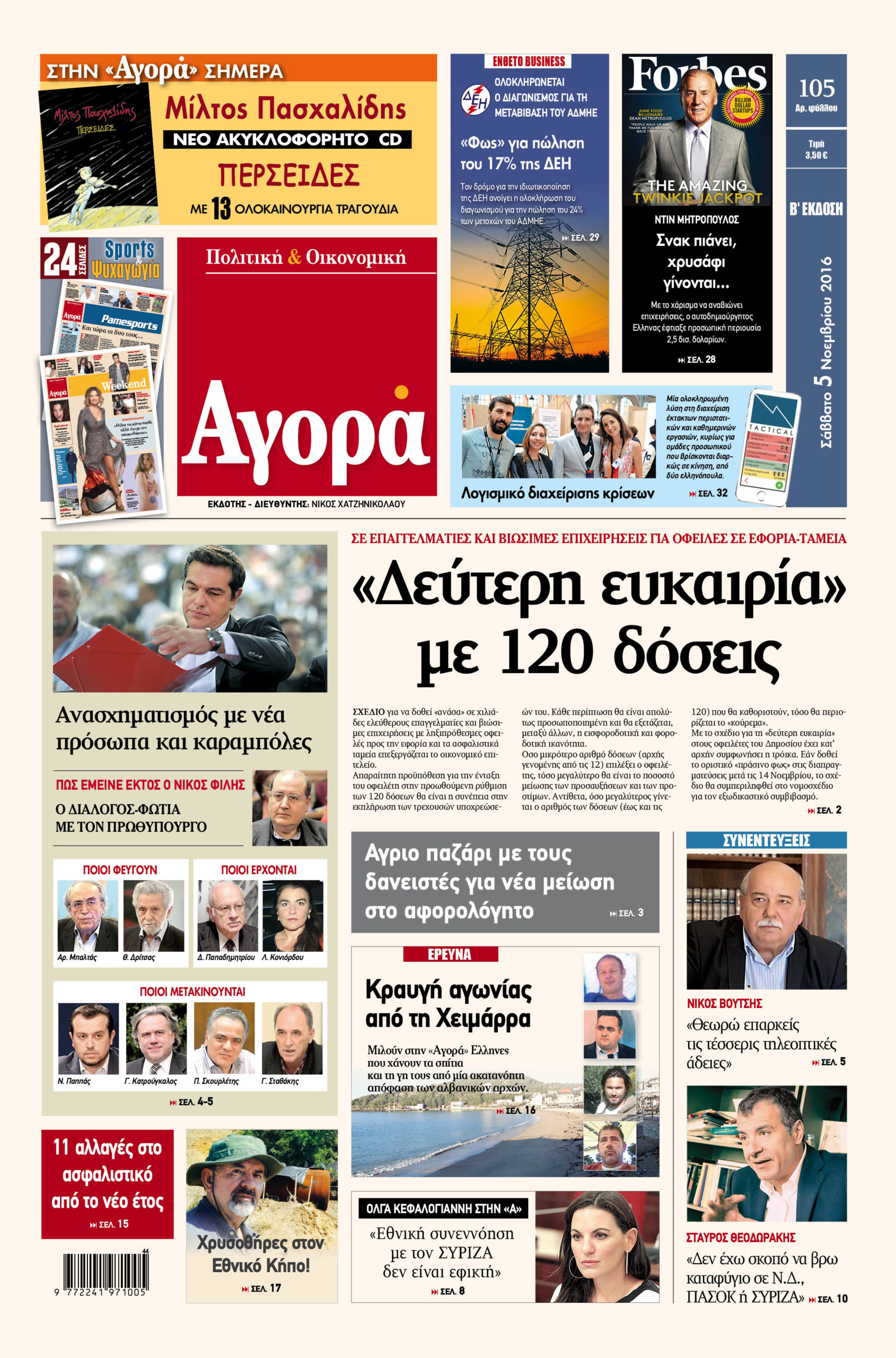 Η «Αγορά» που κυκλοφορεί σήμερα