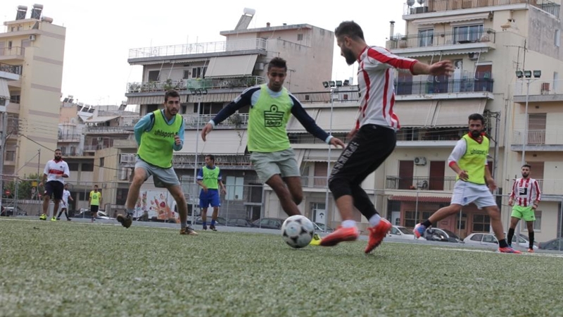 Αυτή είναι πρώτη ομάδα προσφύγων με τεχνικό διευθυντή τον Νικοπολίδη