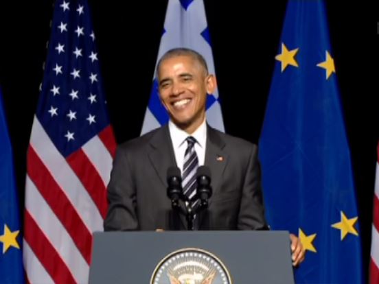 Η θερμή υποδοχή και τα ελληνικά του Ομπάμα – ΒΙΝΤΕΟ