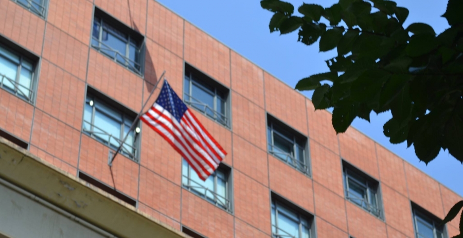 Διαμαρτυρία στο Αμερικανικό Προξενείο Θεσσαλονίκης κατά της επίσκεψης Ομπάμα