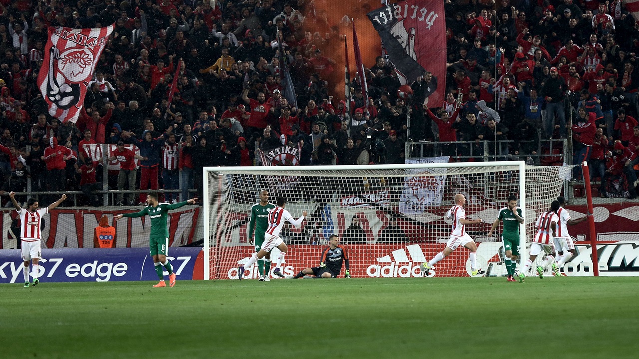 Ολυμπιακός – Παναθηναϊκός 2-0 (26′)