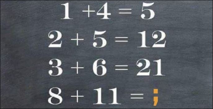 H νέα σπαζοκεφαλιά που κάνει θραύση στο διαδίκτυο – Μπορείτε να βρείτε πόσο κάνει 8+11;