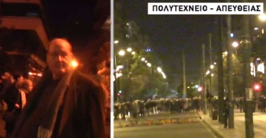 Ο Φίλης στην πορεία για το Πολυτεχνείο – ΦΩΤΟ- ΤΩΡΑ