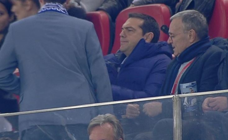 Ο Τσίπρας στο «Γ. Καραϊσκάκης» – ΦΩΤΟ