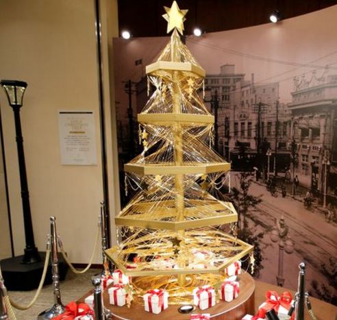 Χριστουγεννιάτικο δέντρο από χρυσάφι στο Τόκιο – ΦΩΤΟ