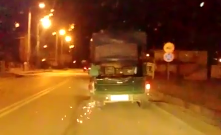 Ασυνείδητος οδηγός στην Ξάνθη – Το ΙΧ έβαζε σπίθες – ΒΙΝΤΕΟ