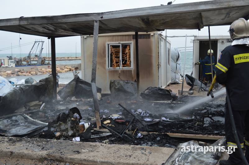 Επεισόδια στον καταυλισμό της Σούδας – ΒΙΝΤΕΟ