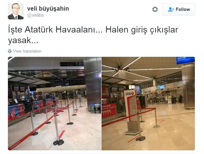 Πυροβολισμοί και τουλάχιστον ένα ύποπτο πακέτο στο αεροδρόμιο της Κωνσταντινούπολης – ΤΩΡΑ