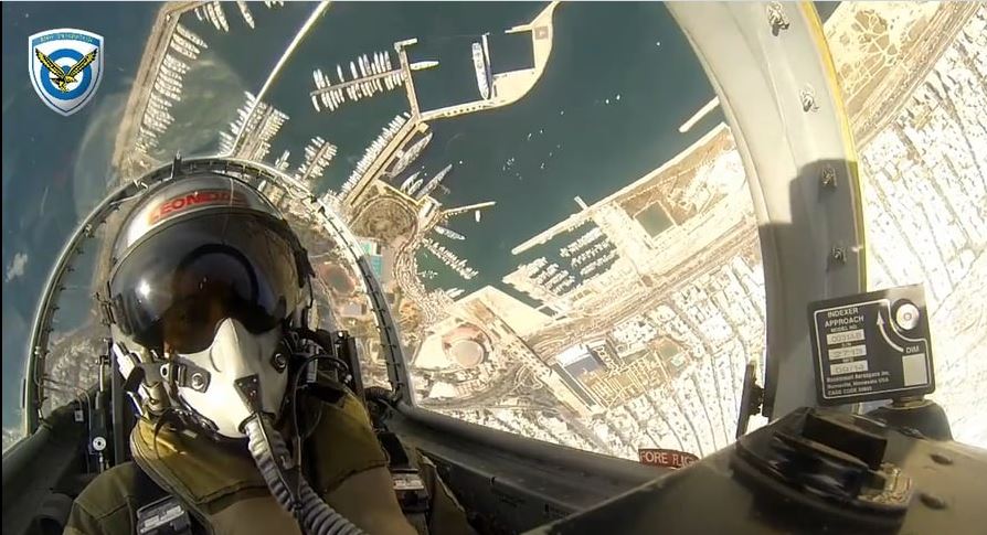 Ο Φλοίσβος με τα… μάτια της Πολεμικής Αεροπορίας – ΒΙΝΤΕΟ