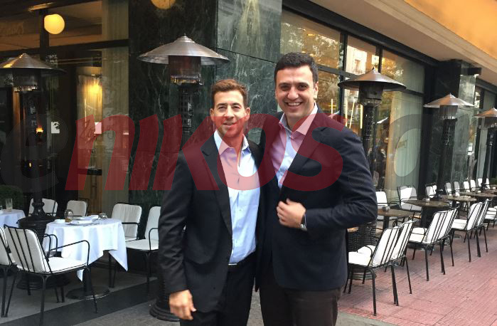 Η συνάντηση του Κικίλια με τον στενό συνεργάτη του Ομπάμα, Αλέξη Γιαννούλια – ΦΩΤΟ