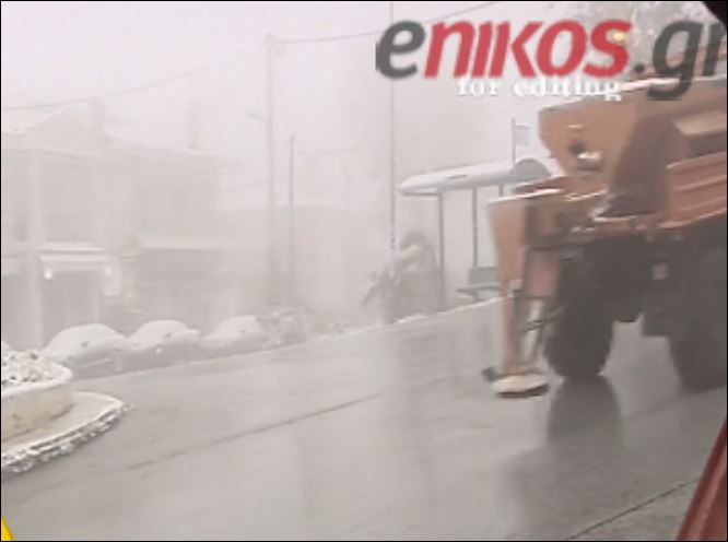 Σε λευκό κλοιό η Βόρεια Ελλάδα – ΒΙΝΤΕΟ