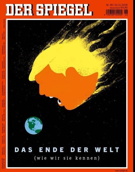 Ο κομήτης Τραμπ απειλεί τη γη στο εξώφυλλο του Spiegel – ΦΩΤΟ