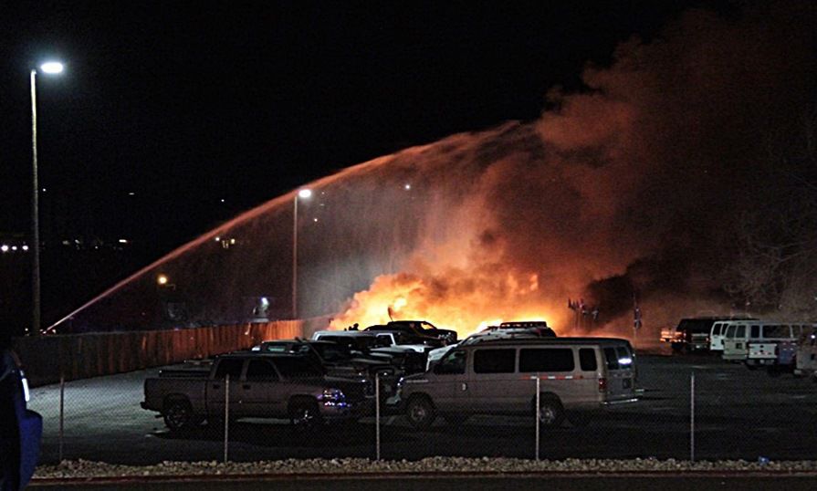 ΒΙΝΤΕΟ από το σημείο της πτώσης του αεροσκάφους στη Νεβάδα