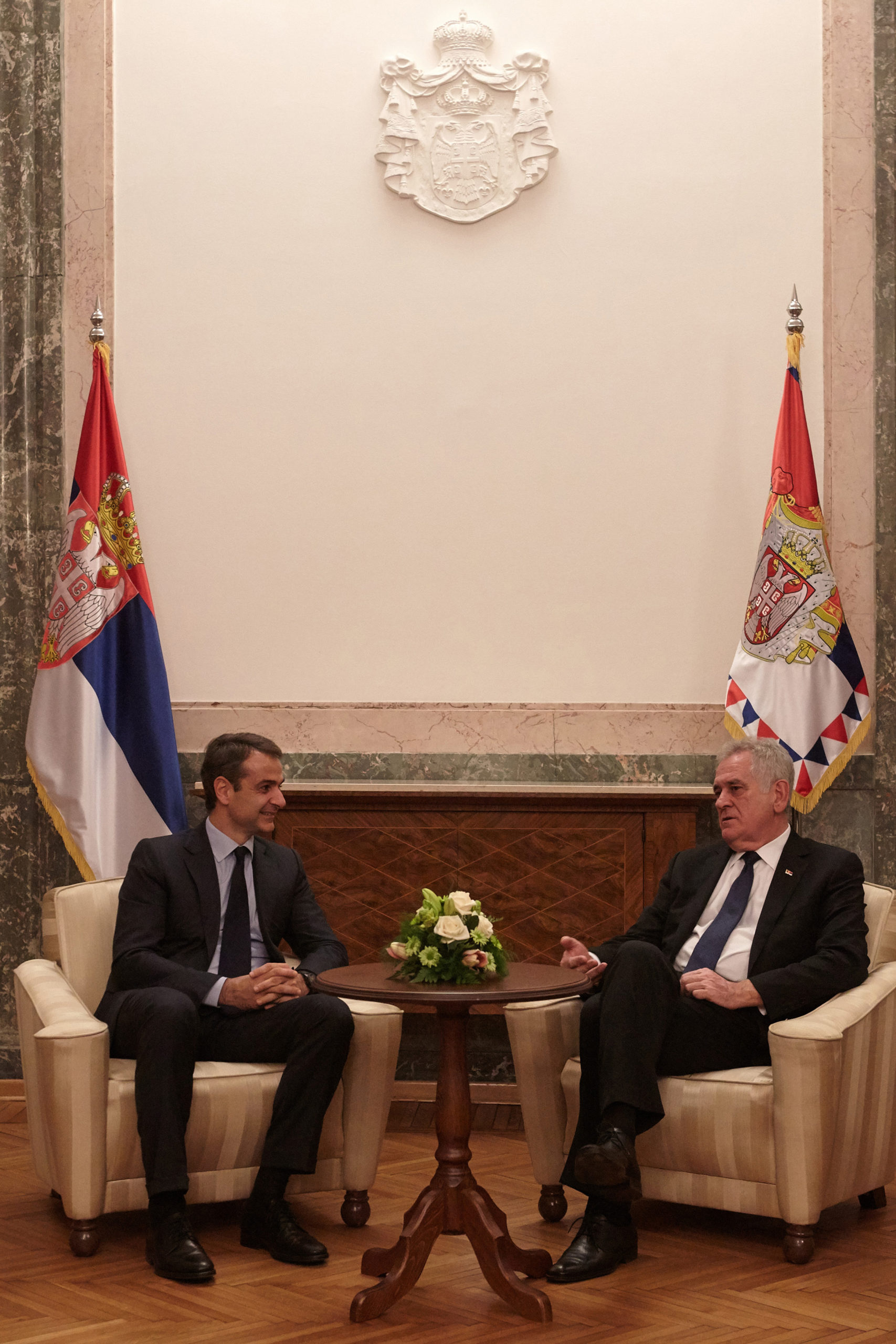 Μητσοτάκης: Η Ελλάδα και η Σερβία αποτελούν παράγοντες σταθερότητας